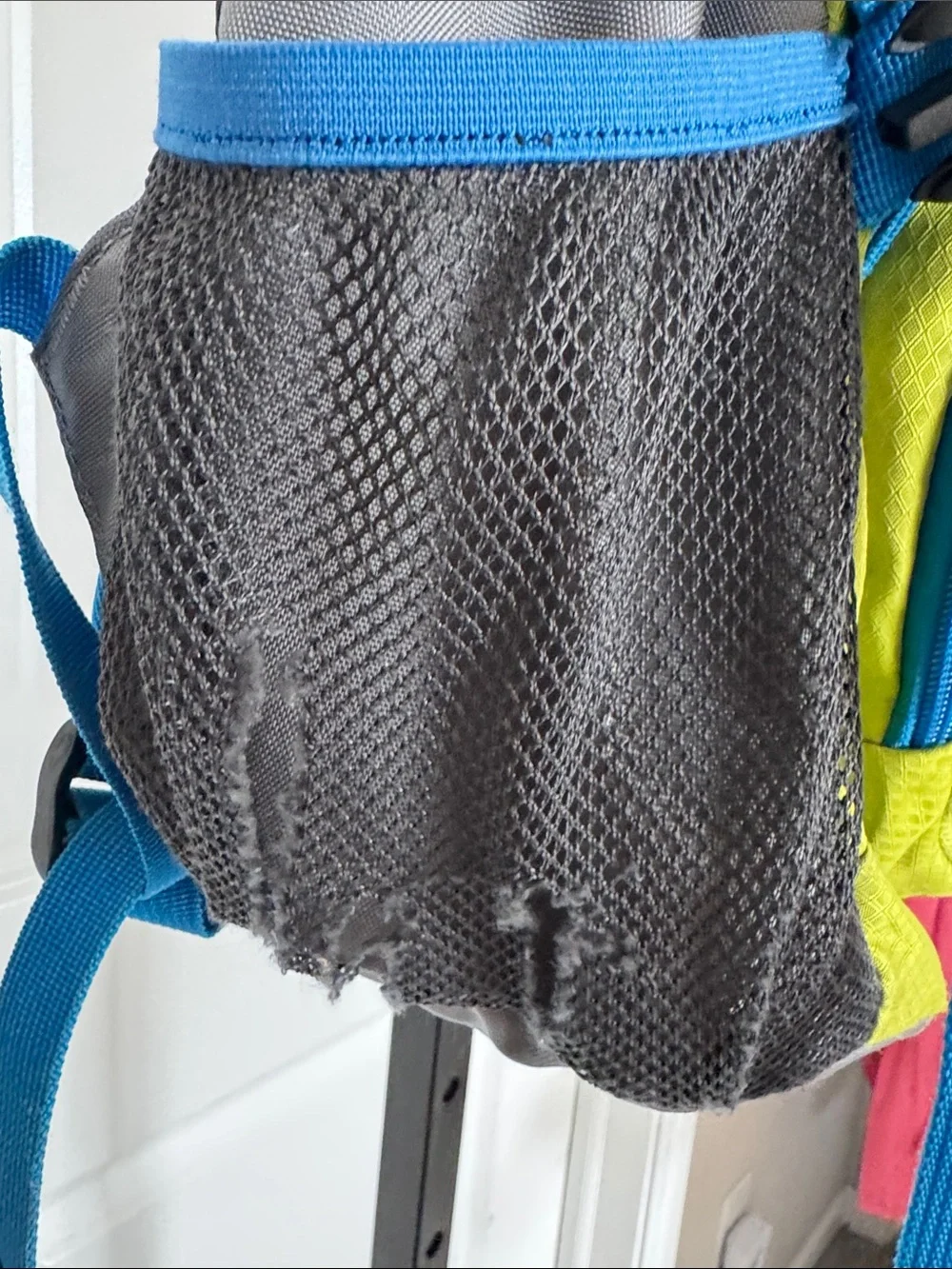 Reebok Men’s Gray, Lime Green & Blue Backpack